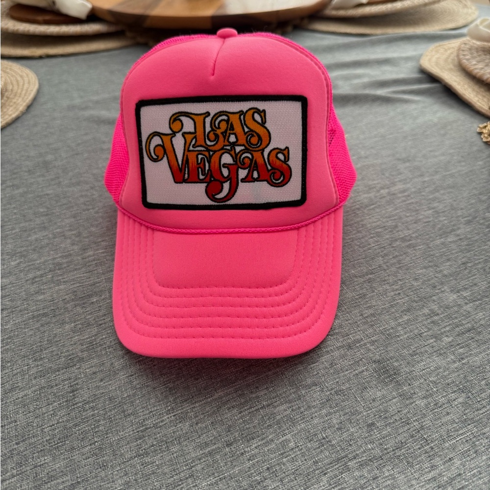Aviator Nation Pink Las Vegas Trucker Hat